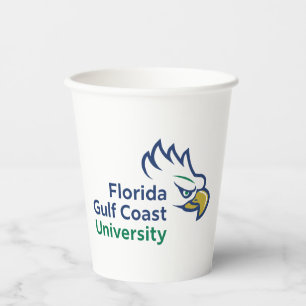 Gobelets En Papier Université de la côte du golfe de Floride   FGCU A