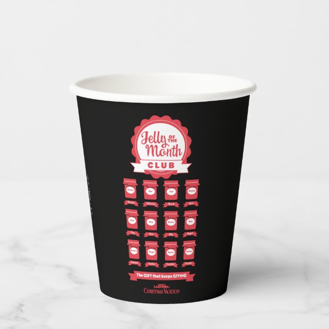 Gobelets En Papier Vacances Noël | Jelly of the Month Club (Recto)