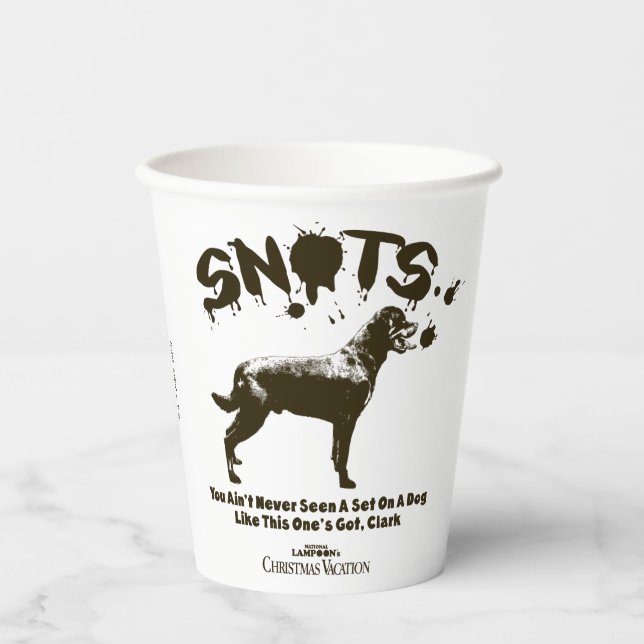 Gobelets En Papier Vacances Noël | Snots (Recto)