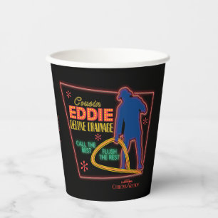 Gobelets En Papier Vacances Noël   Symbole Cousin Eddie Neon