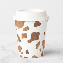 Gobelets En Papier Vache Imprimer fête d'anniversaire