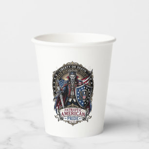 Gobelets En Papier Vampire Patriotique Liberté Seigneur Horreur Monst