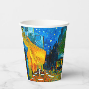 Gobelets En Papier Van Gogh Café Terrace at Night