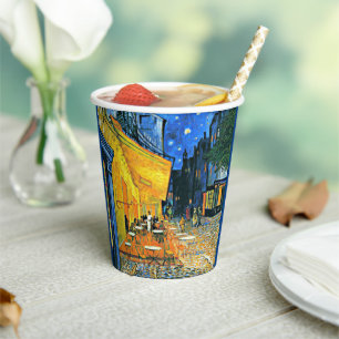Gobelets En Papier Van Gogh - Cafe Terrasse,