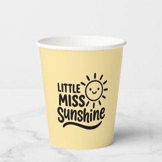 Gobelets En Papier Vaso de papel – Little Miss Sunshine