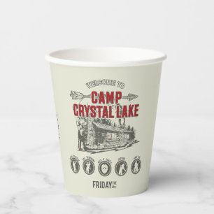 Gobelets En Papier Vendredi 13 Bienvenue à Camp Crystal Lake