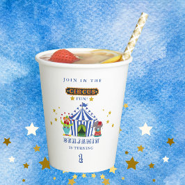 Gobelets En Papier Venez tous Big Top Circus 1er Anniversaire