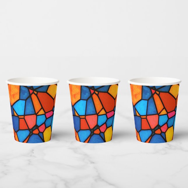 Gobelets En Papier Verre de fixation (Multi)