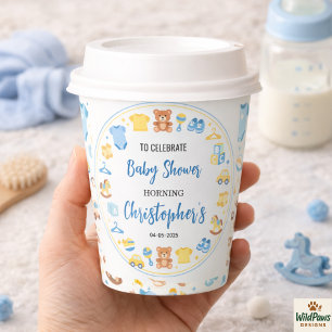 Gobelets En Papier Vêtements et Jouets Mignons pour Bébé Cadeaux de B