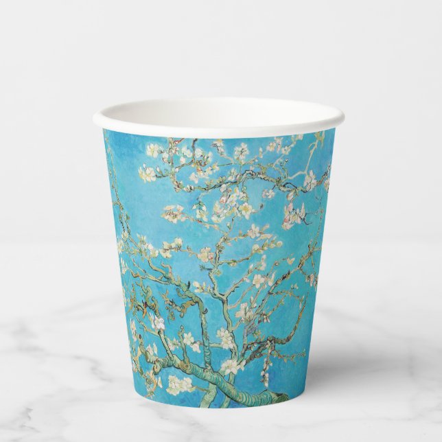 Gobelets En Papier Vincent van Gogh - Fleur d'amandes (Recto)