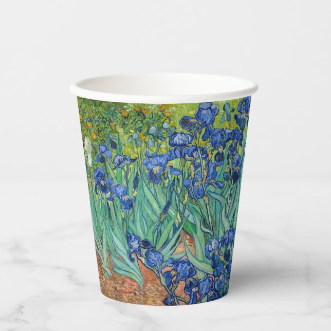 Gobelets En Papier Vincent Van Gogh - Irises (Recto)