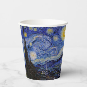 Gobelets En Papier Vincent Van Gogh - La nuit étoilée