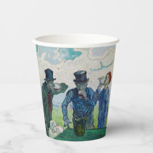 Gobelets En Papier Vincent van Gogh - Les buveurs, après Daumier