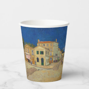 Gobelets En Papier Vincent van Gogh - Maison Jaune / Rue