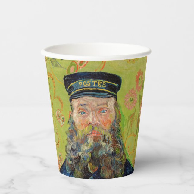 Gobelets En Papier Vincent Van Gogh - Postman Joseph Roulin (Recto)