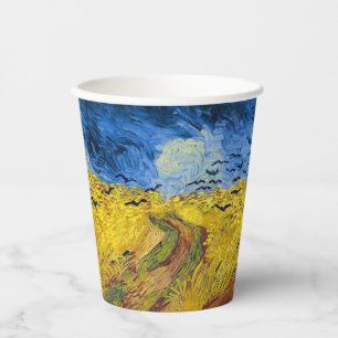 Gobelets En Papier Vincent van Gogh - Wheatfield with Crows