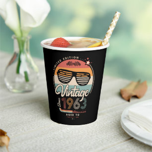 Gobelets En Papier Vintage depuis 1963