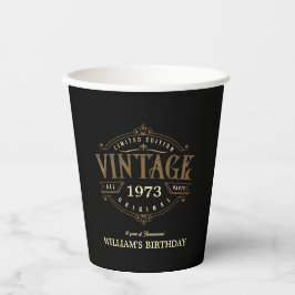 Gobelets En Papier Vintage N'Importe Quel Âge Thème Artisanat