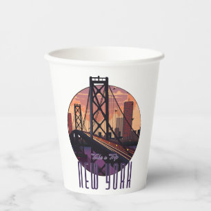 Gobelets En Papier Voyage à New York