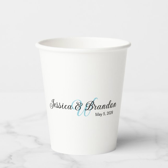 Gobelets En Papier Wedding Label 016 (Recto)