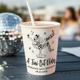 Gobelets En Papier Whimsical A Tini Bit Anniversaire Fête