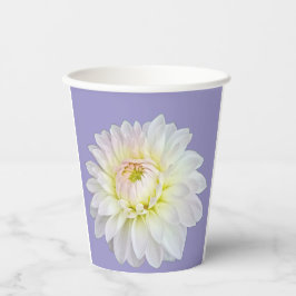 Gobelets En Papier White and pink flower
