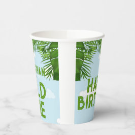 Gobelets En Papier Wild One Safari Jungle Party Papier serviettes