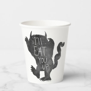 Gobelets En Papier Wild Thing   Je vais te manger