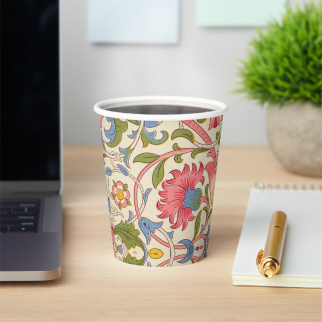 Gobelets En Papier William Morris Lodden Spring Wallpaper Art (Insitu)