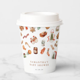 Gobelets En Papier Winter Christmas Baby Shower Paper cup