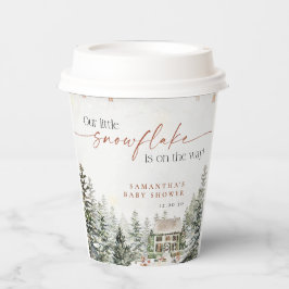 Gobelets En Papier Winter Christmas Baby Shower Paper cup