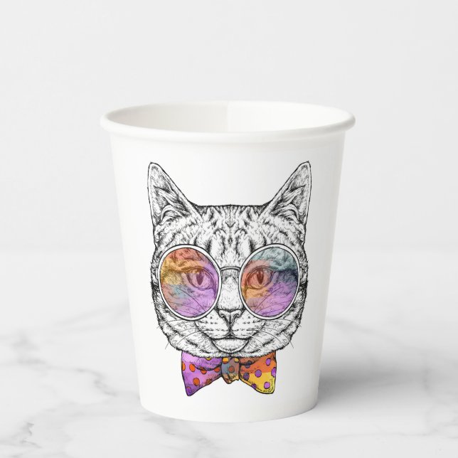 Gobelets En Papier Wise Kitty Kat (Gauche)