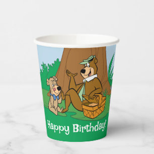 Gobelets En Papier Yogi Bear et Boo-Boo pique-nique Snack
