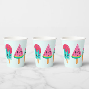Gobelets En Papier Yummy Ice Cream Trio Vibe été