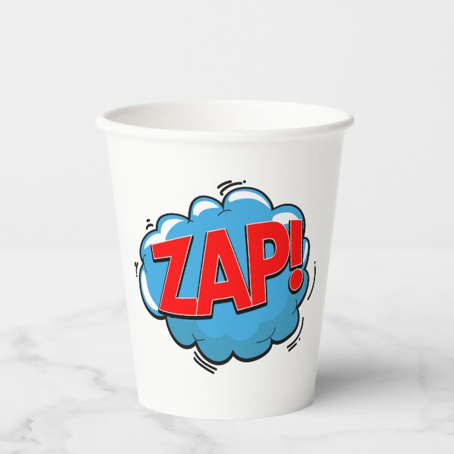 GOBELETS EN PAPIER ZAP ! (Recto)