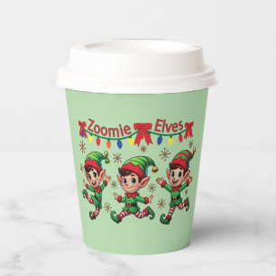 Gobelets En Papier Zoomie Elves Noël