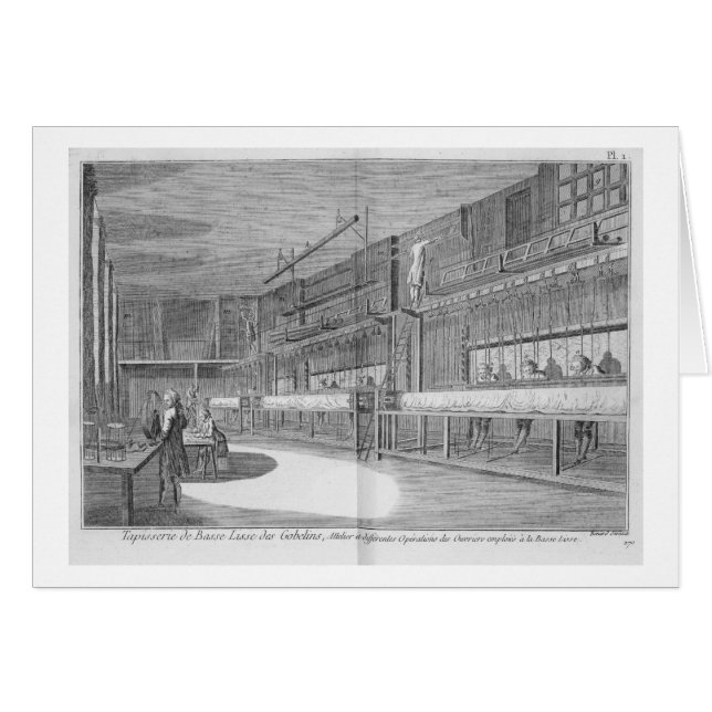 Gobelinwerkstätten, von der "Enzyklopädie" durch (Vorderseite (Horizontal))