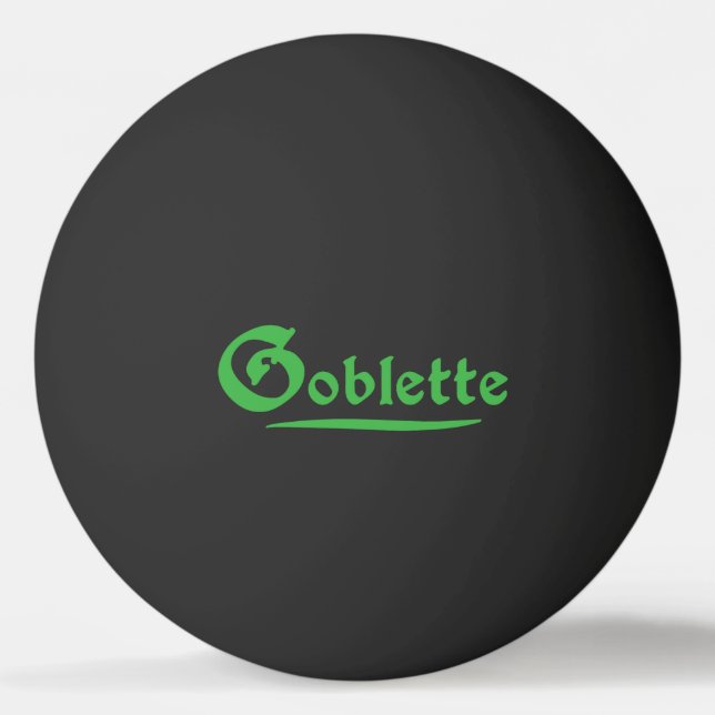 Goblette Tischtennisball (Vorderseite)