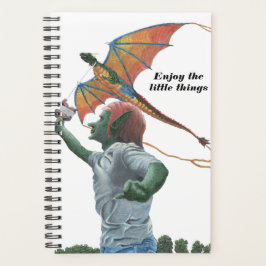 Goblin Child Flying Dragon Drache Fantasieplaner Planer