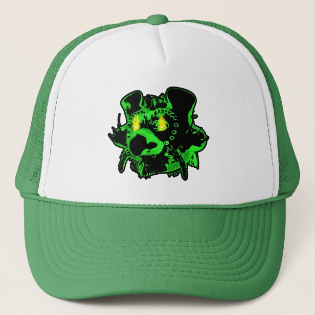 Goblin Fire Hat Truckerkappe (Vorderseite)