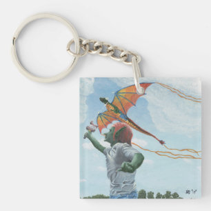 Goblin Flying Dragon Kite Imaginaire Porte - clé
