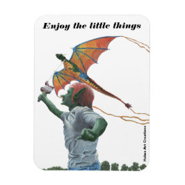 Goblin Flying Dragon Kite Kühlschrank Magnet