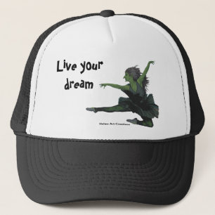 Goblin Girl Ballett Tanz Fantasy Art Trucker Hat Truckerkappe