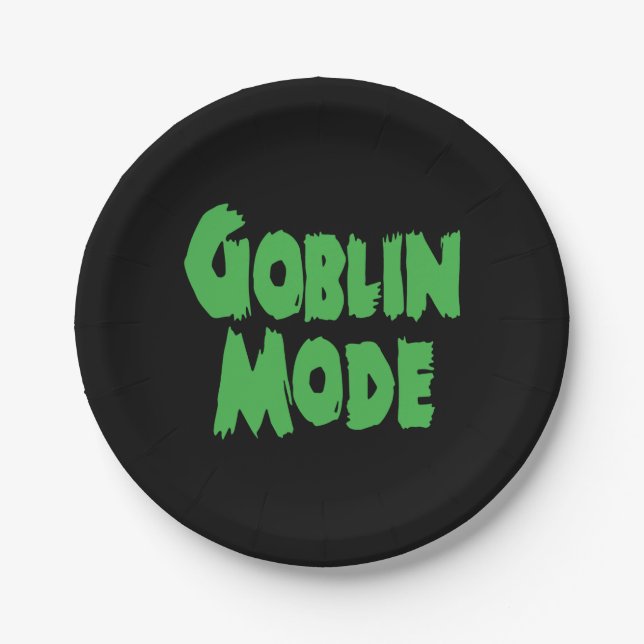 GOBLIN MODE PAPPTELLER (Vorderseite)