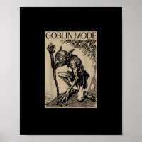 Goblin-Modus Goblincore Fairycore Mittelalter-Grun
