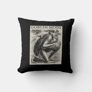 Goblin-Modus Goblincore Fairycore mittelalterliche Kissen