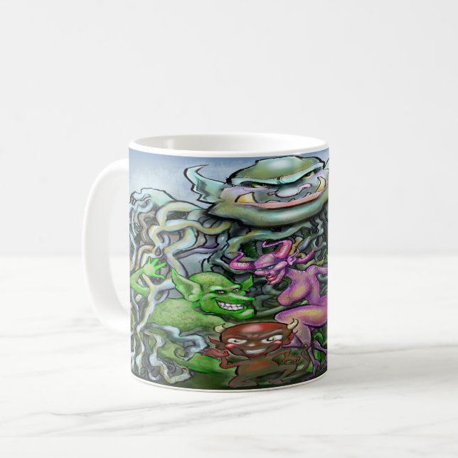 Goblin-Modus Kaffeetasse (Vorderseite Links)