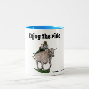Goblin Rider Ox Racer Fantasy Art Tasse