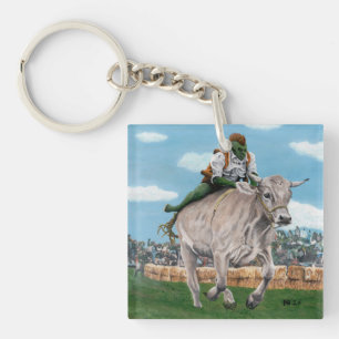 Goblin Rider Ox Racing Imaginaire Art Porte - clé