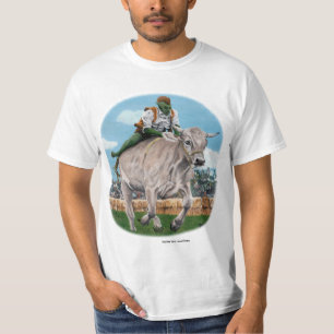 Goblin Rider Ox Racing Imaginaire Art T-shirt